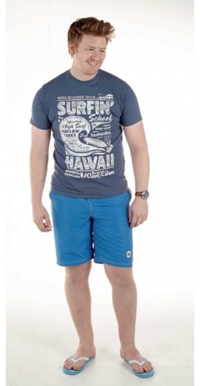 D555 Francis Blue T-shirt - Herren-T-Shirts - Herren-T-Shirts in großen Größen