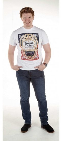 D555 Roderick White T-shirt - Herren-T-Shirts - Herren-T-Shirts in großen Größen