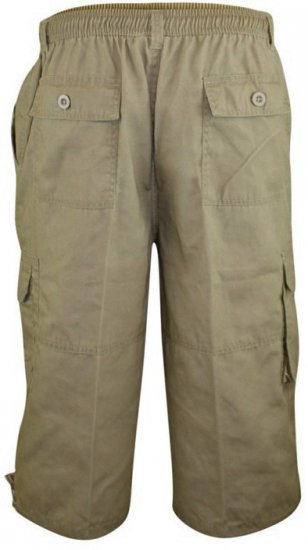 D555 Mason Cargo Shorts Sand - Herrenshorts - Herrenshorts in großen Größen