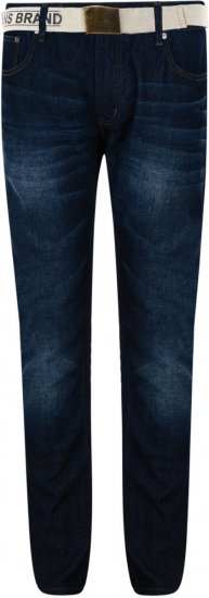 Forge George Belted Regular Jeans - Herren-Jeans & -Hosen in großen Größen - Herren-Jeans & -Hosen in großen Größen