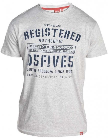 D555 WARWICK Long Sleeve Shirt & T-shirt Combo - Herrenhemden - Herrenhemden in großen Größen