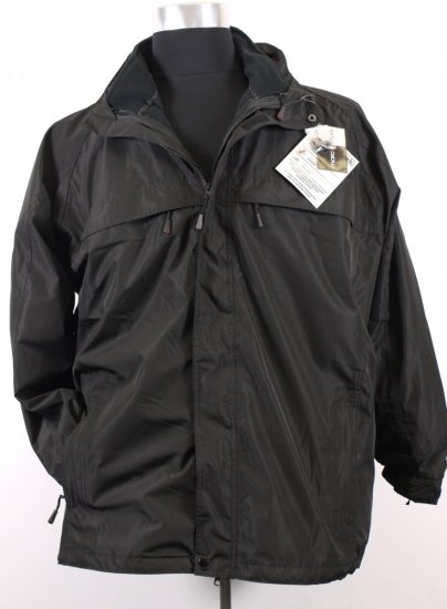 Marc & Mark 3-in-1 Lech Tech-jacket Black - Herren jacken - Herren Jacken in großen Größen