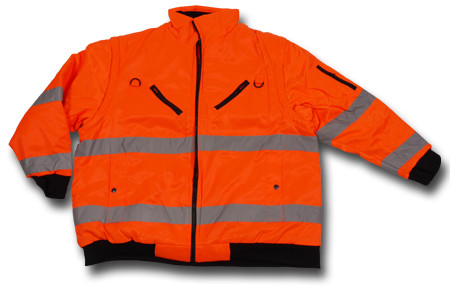 Marc & Mark Hi-Vis Work-jacket/vest Orange - Herren arbeitskleidung - Herren Arbeitskleidung Große Größen