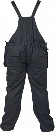 Marc & Mark Work-bib Black - Herren arbeitskleidung - Herren Arbeitskleidung Große Größen