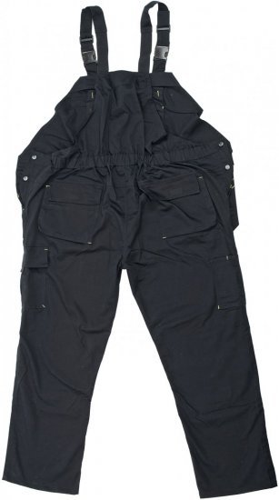 Marc & Mark Work-bib Black - Herren arbeitskleidung - Herren Arbeitskleidung Große Größen