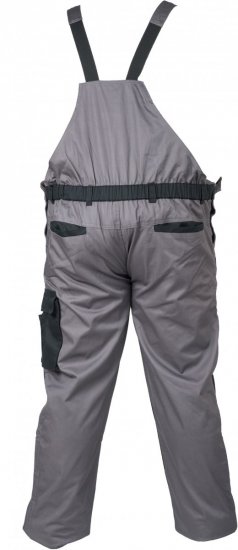 Marc & Mark Work-bib Grey - Herren arbeitskleidung - Herren Arbeitskleidung Große Größen