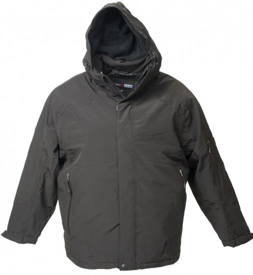 Marc & Mark Basel Tech-winter jacket Black - Herren Jacken in großen Größen - Herren Jacken in großen Größen