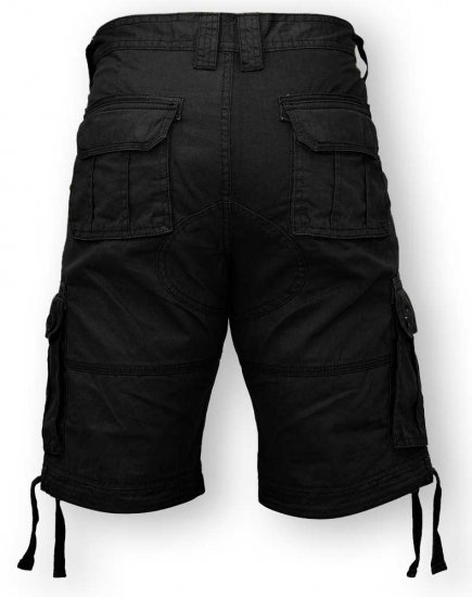 D555 Jarrod Cargo Short Black - Herrenshorts - Herrenshorts in großen Größen