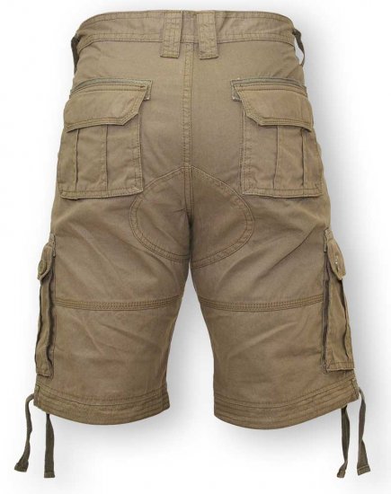 D555 Jarrod Cargo Short Khaki - Herrenshorts - Herrenshorts in großen Größen