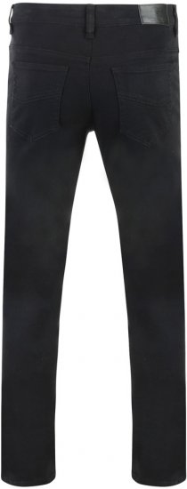 Kam Jeans Alba 5-pocket Stretch Chinos Black TALL SIZES - HERRENBEKLEIDUNG MT-6XLT - Langgrößen für Herren