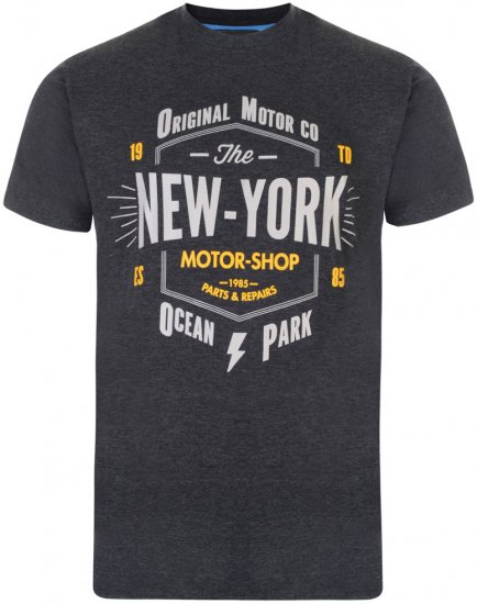 Kam Jeans New York Tee - Herren-T-Shirts in großen Größen - Herren-T-Shirts in großen Größen