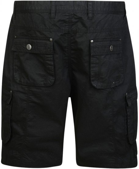 Motley Denim Cargoshorts Black - Herrenshorts - Herrenshorts in großen Größen