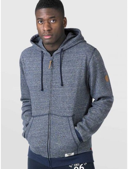D555 Romney Full Zipper Hoodie Navy - Herren-sweater und -hoodies - Herren-Sweater und -Hoodies in großen Größen