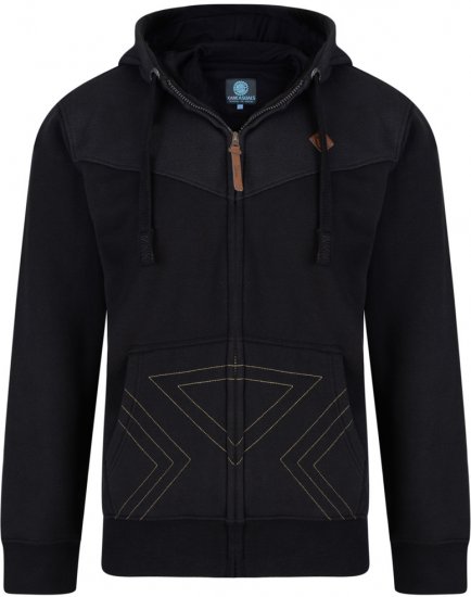 Kam Jeans 766 Panel Print Hoodie Black - Herren-sweater und -hoodies - Herren-Sweater und -Hoodies in großen Größen