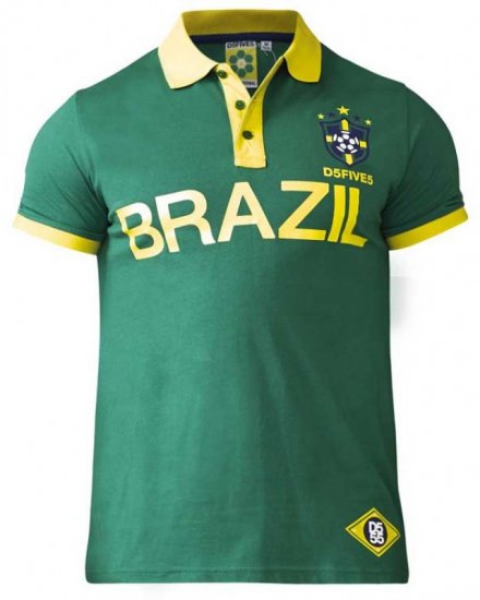 D555 Silva Polo Green - Polo-shirts für herren - Polo-Shirts für Herren in großen Größen