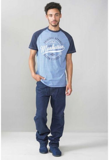 D555 Gunner T-shirt Blue - Herren-T-Shirts - Herren-T-Shirts in großen Größen