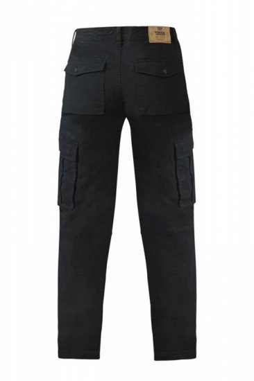 D555 Nelson Stretch Tapered Cargo Pants Black - Herren-jeans & -hosen - Herren-Jeans & -Hosen in großen Größen