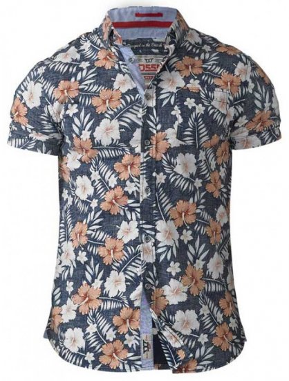 D555 Huxley Hawaii Shirt - Herrenhemden - Herrenhemden in großen Größen