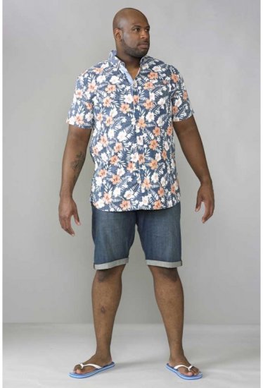 D555 Huxley Hawaii Shirt - Herrenhemden - Herrenhemden in großen Größen
