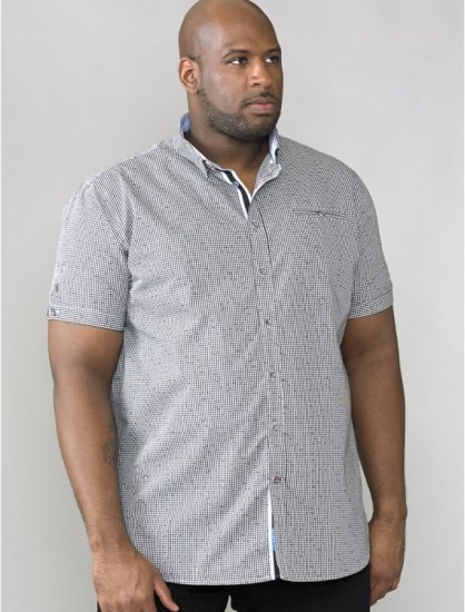 D555 Skyler Short Sleeve Shirt - Herrenhemden - Herrenhemden in großen Größen