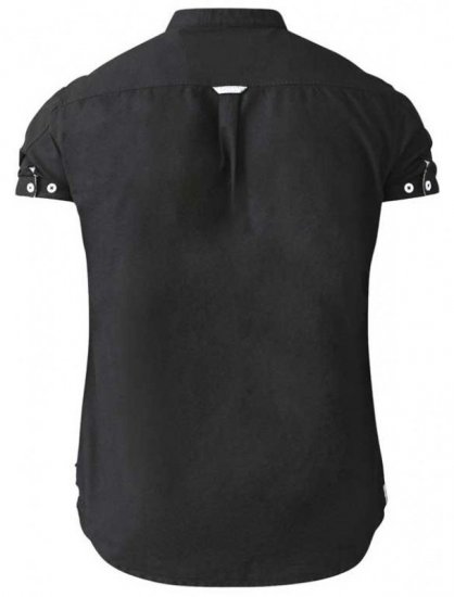 D555 Dwight Short Sleeve Shirt Black - Herrenhemden - Herrenhemden in großen Größen