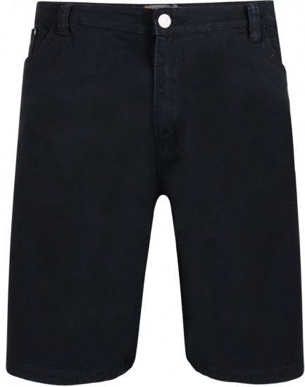 Kam Jeans Alba2 Shorts Black - Herrenshorts - Herrenshorts in großen Größen
