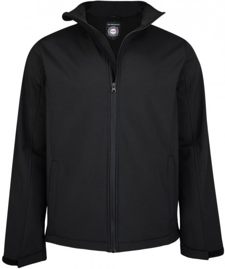 Kam Jeans 438 Soft-Shell Black - Herren jacken - Herren Jacken in großen Größen