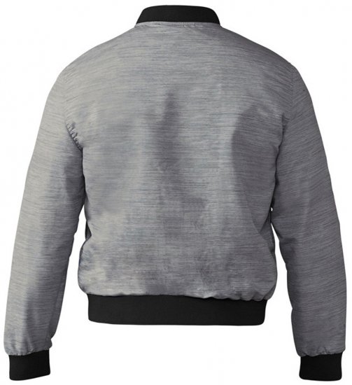 D555 Lou Bomber Jacket Grey - Herren jacken - Herren Jacken in großen Größen