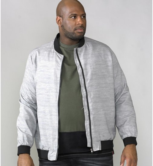 D555 Lou Bomber Jacket Grey - Herren jacken - Herren Jacken in großen Größen
