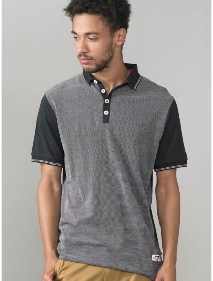 D555 Cecil Polo Black - Polo-shirts für herren - Polo-Shirts für Herren in großen Größen