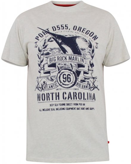 D555 Genoa Short Sleeve Shirt & T-shirt Combo - Herrenhemden - Herrenhemden in großen Größen