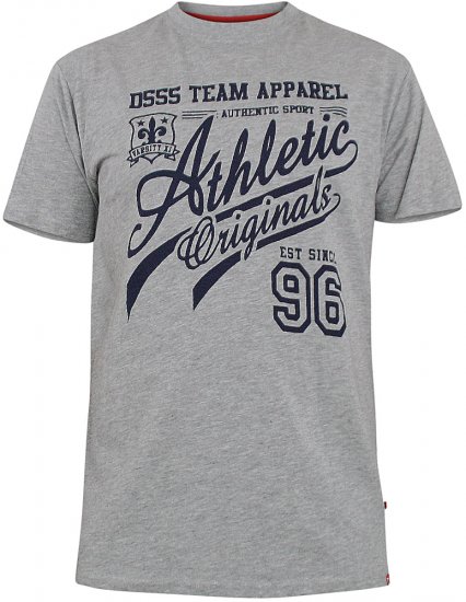 D555 Liberty Short Sleeve Shirt & T-shirt Combo - Herrenhemden - Herrenhemden in großen Größen