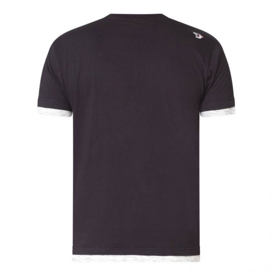 D555 Merlin T-shirt Black - Herren-T-Shirts - Herren-T-Shirts in großen Größen