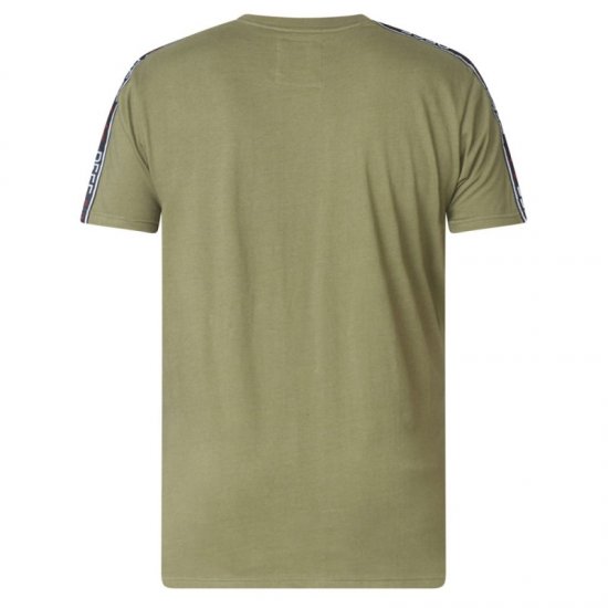 D555 Kambria Couture T-shirt Khaki - Herren-T-Shirts - Herren-T-Shirts in großen Größen