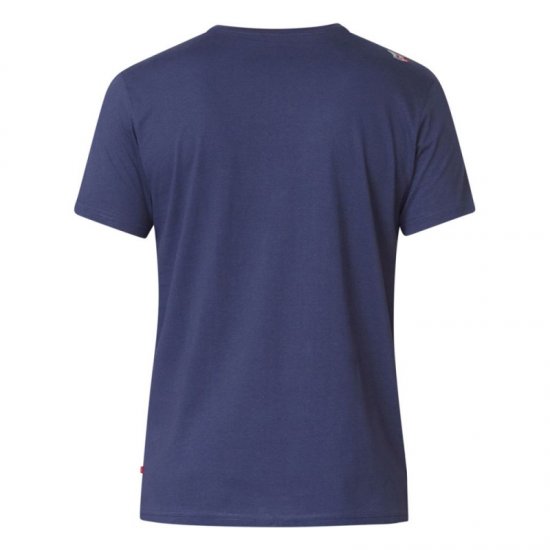 D555 Kenton T-shirt Navy - Herren-T-Shirts - Herren-T-Shirts in großen Größen