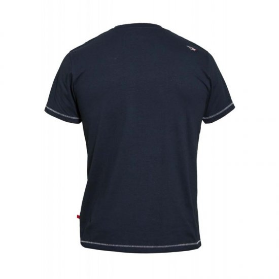 D555 Thornton Embroidery T-shirt Navy - Herren-T-Shirts - Herren-T-Shirts in großen Größen