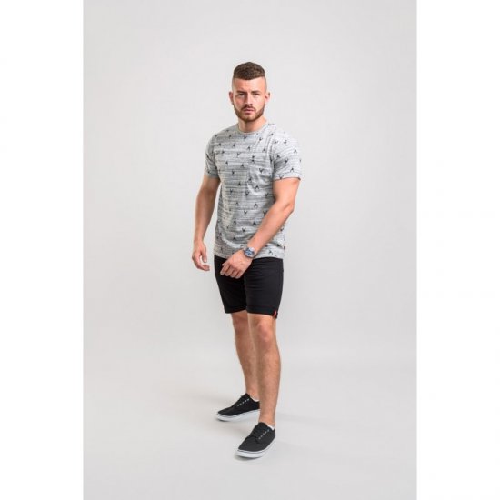 D555 Dario T-shirt Grey - Herren-T-Shirts - Herren-T-Shirts in großen Größen