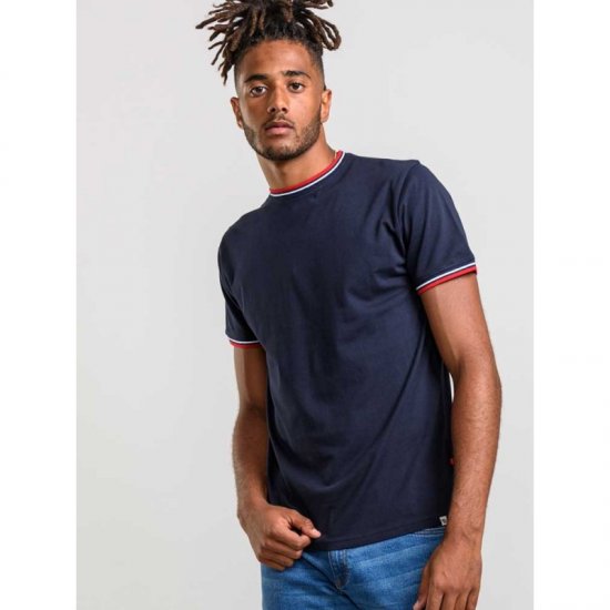 D555 Bates T-shirt Navy - Herren-T-Shirts - Herren-T-Shirts in großen Größen
