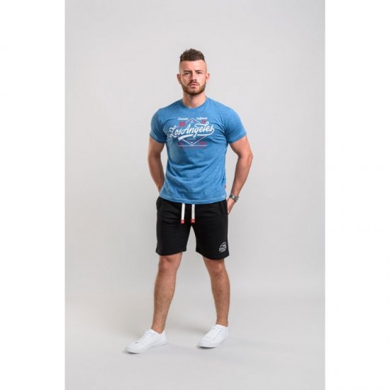 D555 Shelton T-shirt Blue - Herren-T-Shirts - Herren-T-Shirts in großen Größen