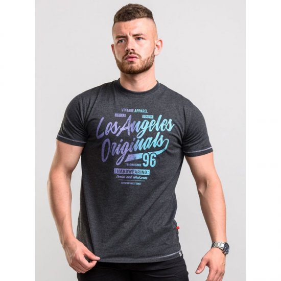 D555 Simmons T-shirt Black - Herren-T-Shirts - Herren-T-Shirts in großen Größen