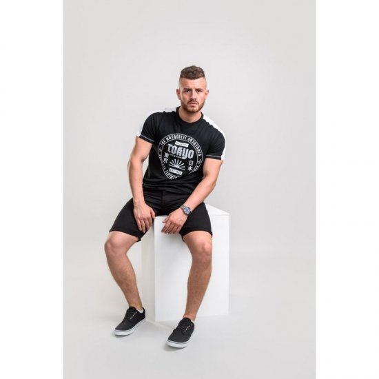 D555 Walton T-shirt Black - Herren-T-Shirts - Herren-T-Shirts in großen Größen