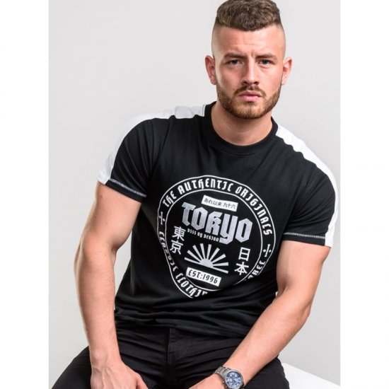 D555 Walton T-shirt Black - Herren-T-Shirts - Herren-T-Shirts in großen Größen