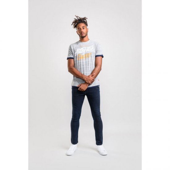 D555 Finn T-shirt Grey - Herren-T-Shirts - Herren-T-Shirts in großen Größen