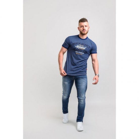 D555 Kody T-shirt Navy - Herren-T-Shirts - Herren-T-Shirts in großen Größen
