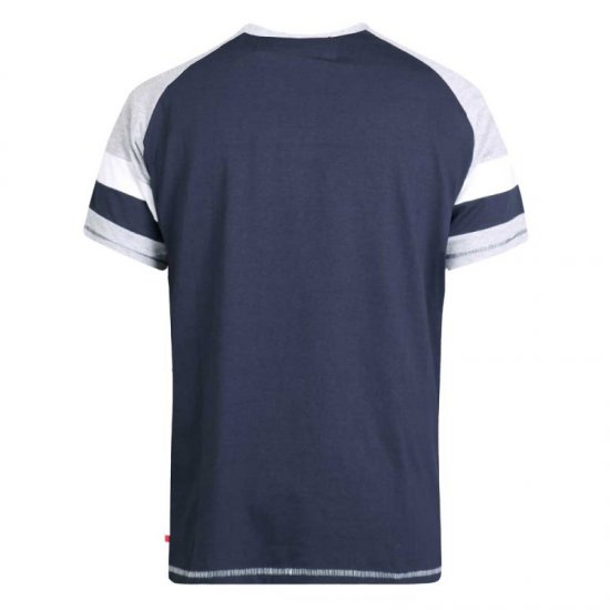 D555 Jones T-shirt Navy - Herren-T-Shirts - Herren-T-Shirts in großen Größen