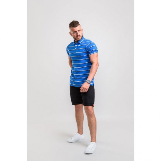 D555 Holmes Polo Blue - Polo-shirts für herren - Polo-Shirts für Herren in großen Größen