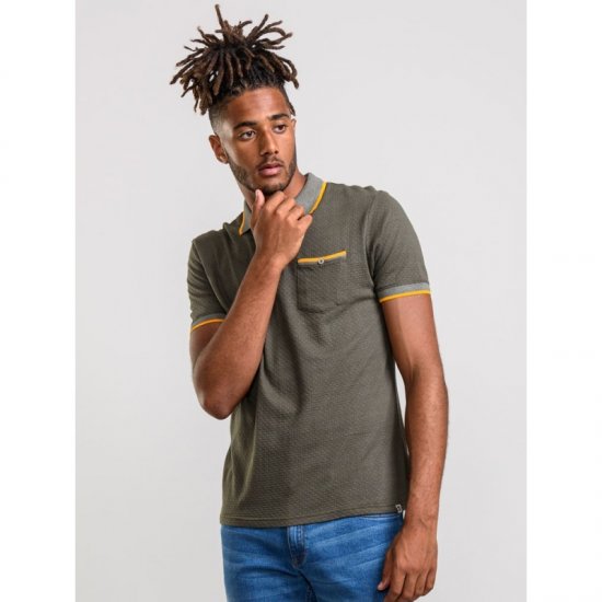 D555 Marshall Polo Khaki - Polo-shirts für herren - Polo-Shirts für Herren in großen Größen