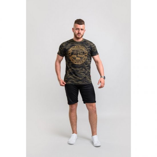 D555 Thompson T-shirt Jungle Camo - Herren-T-Shirts - Herren-T-Shirts in großen Größen