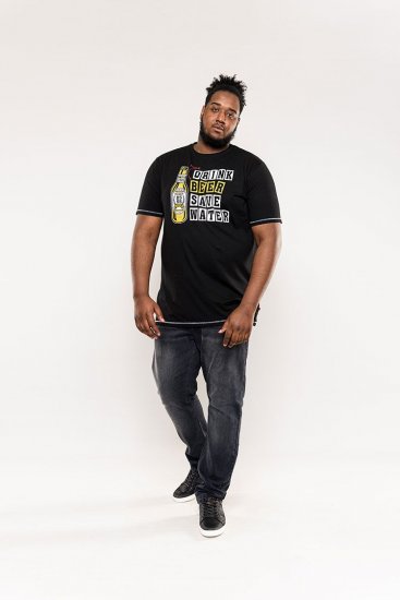 D555 Salford Save Water Drink Beer T-shirt Black - Herren-T-Shirts - Herren-T-Shirts in großen Größen