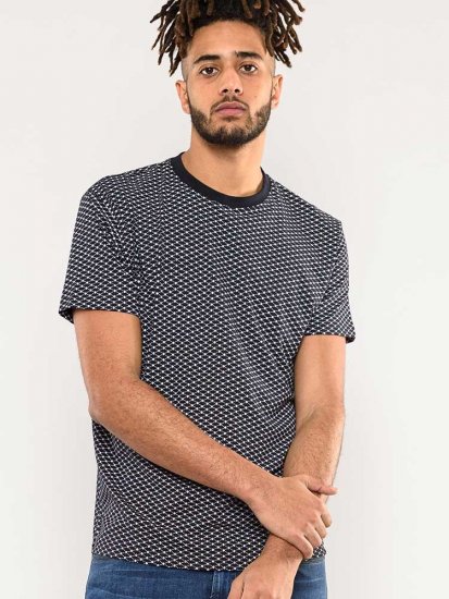 D555 Canton T-shirt Navy - Herren-T-Shirts - Herren-T-Shirts in großen Größen